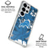 NFL Detroit Lions Tropical Print Galaxy S25 Ultra Clear Case