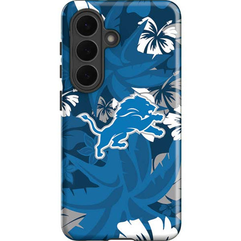 NFL Detroit Lions Tropical Print Galaxy S26 Impact Case