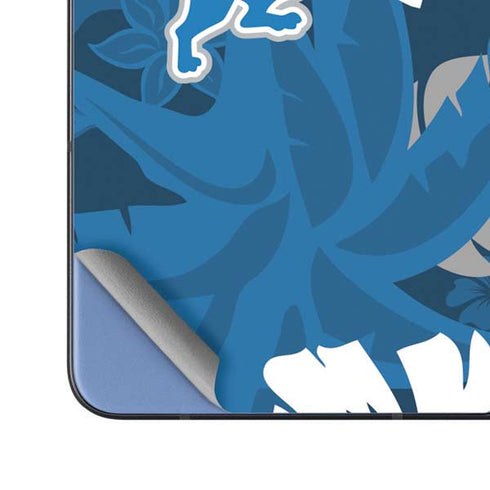 NFL Detroit Lions Tropical Print Galaxy Z Fold5 5G Skin