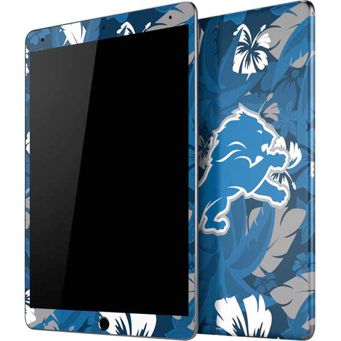 NFL Detroit Lions Tropical Print iPad Skins