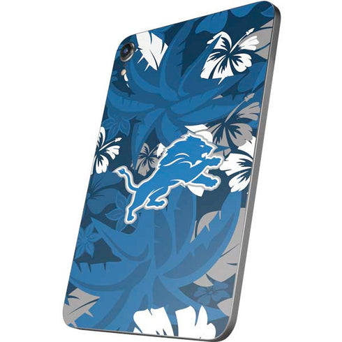 NFL Detroit Lions Tropical Print Apple iPad Mini Skin