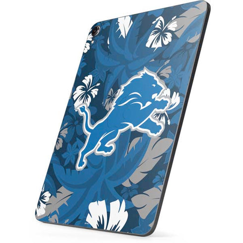 NFL Detroit Lions Tropical Print Apple iPad Pro Skin