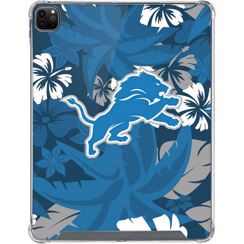 NFL Detroit Lions Tropical Print iPad Cases