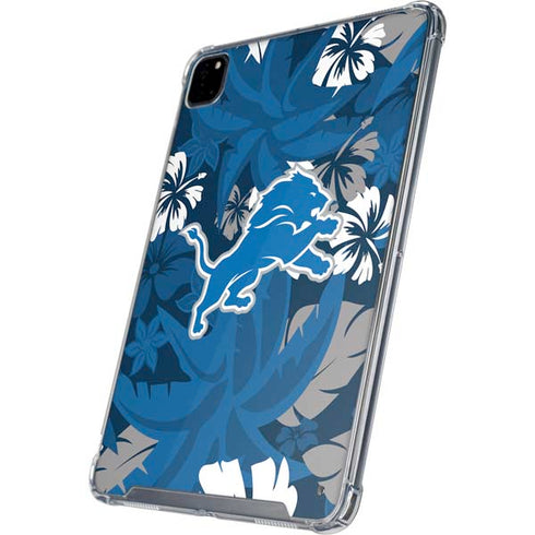 NFL Detroit Lions Tropical Print iPad Cases