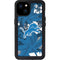 NFL Detroit Lions Tropical Print iPhone 15 Plus Waterproof Case