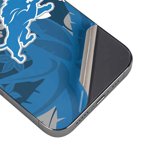 NFL Detroit Lions Tropical Print iPhone 15 Pro Max Skin