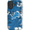 NFL Detroit Lions Tropical Print iPhone 16 Plus Impact Case