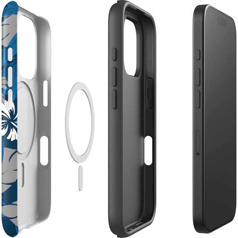 NFL Detroit Lions Tropical Print iPhone 16 Pro Magsafe Impact Case