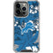 NFL Detroit Lions Tropical Print iPhone 16 Pro Max Clear Case