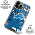 NFL Detroit Lions Tropical Print iPhone 16 Pro Max Clear Case
