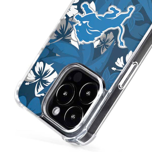 NFL Detroit Lions Tropical Print iPhone 16 Pro Max MagSafe Case