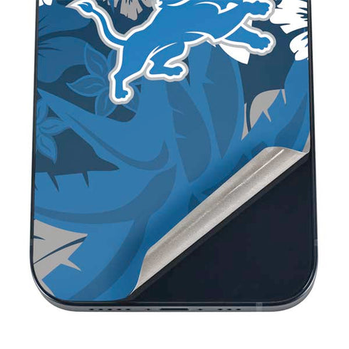NFL Detroit Lions Tropical Print iPhone 16 Skin