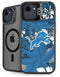 NFL Detroit Lions Tropical Print iPhone 16e Kickstand Case