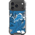 NFL Detroit Lions Tropical Print iPhone 18 Pro Clear Case