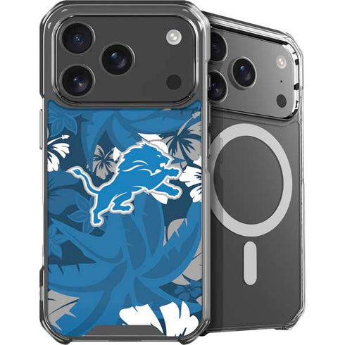 NFL Detroit Lions Tropical Print iPhone 18 Pro Max MagSafe Case