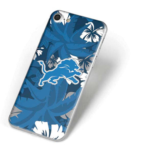 NFL Detroit Lions Tropical Print iPhone 8 Skin