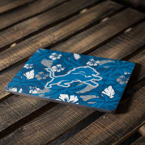 NFL Detroit Lions Tropical Print Apple MacBook Air Skin