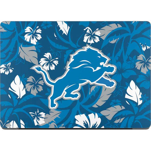 NFL Detroit Lions Tropical Print Apple MacBook Pro 14-inch Skin