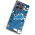 NFL Detroit Lions Tropical Print Moto G 5G (2025) Clear Case