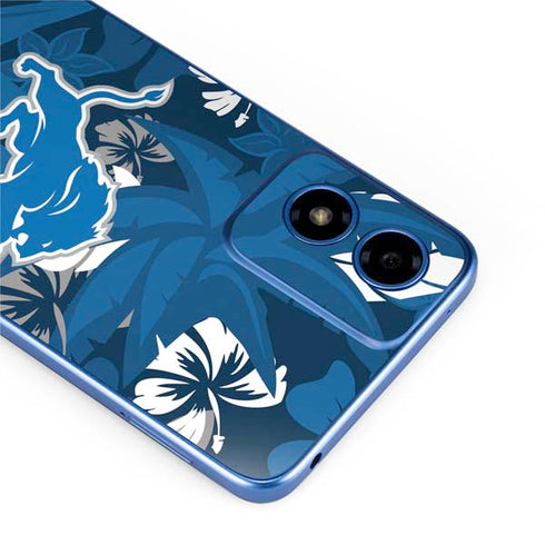 NFL Detroit Lions Tropical Print Moto G Play 4G (2024) Skin