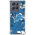 NFL Detroit Lions Tropical Print Moto G Play 5G (2025) Clear Case