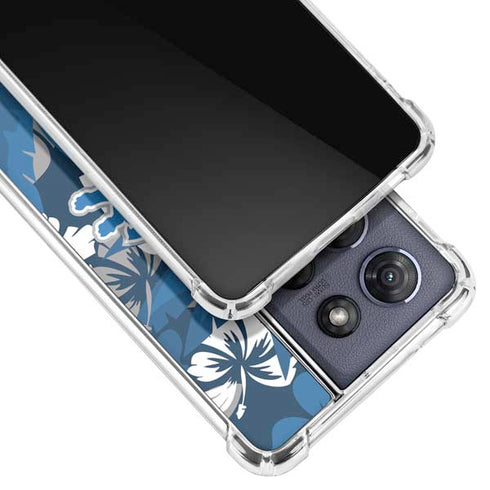 NFL Detroit Lions Tropical Print Moto G Power 5G (2025) Clear Case