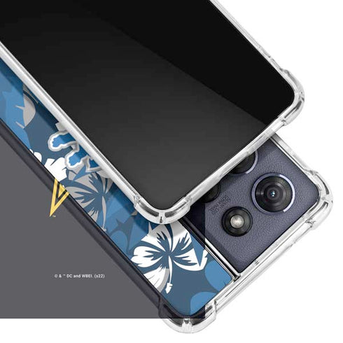 NFL Detroit Lions Tropical Print Moto G Stylus 5G (2025) Clear Case