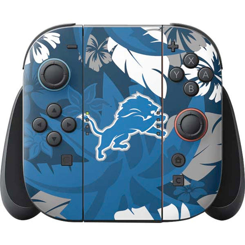 NFL Detroit Lions Tropical Print Nintendo Skins