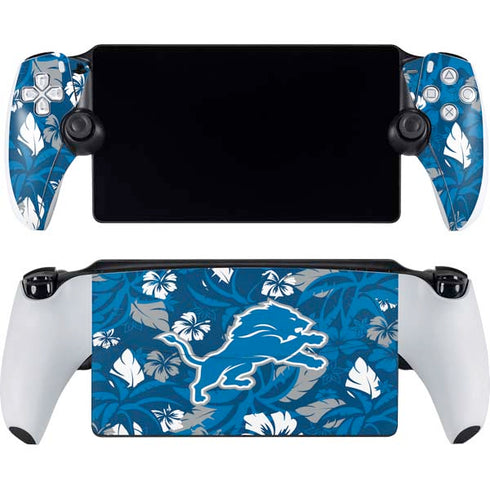 NFL Detroit Lions Tropical Print PlayStation PS5 Skins