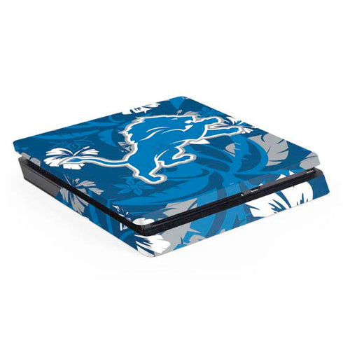 NFL Detroit Lions Tropical Print PlayStation PS4 Skins