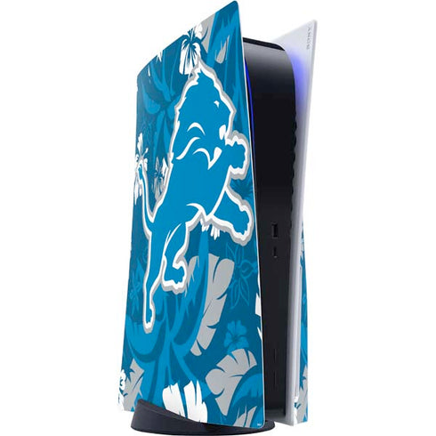 NFL Detroit Lions Tropical Print PlayStation PS5 Skins