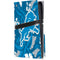 NFL Detroit Lions Tropical Print PS5 Pro Disk Console Skin