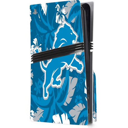 NFL Detroit Lions Tropical Print PlayStation PS5 Skins