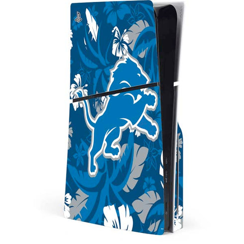 NFL Detroit Lions Tropical Print PlayStation PS5 Skins