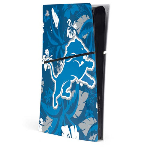 NFL Detroit Lions Tropical Print PlayStation PS5 Skins