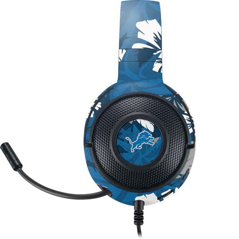 NFL Detroit Lions Tropical Print Razer Kraken X Skin