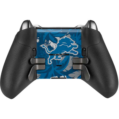 NFL Detroit Lions Tropical Print Xbox Elite Wireless Controller Series 2 Skin