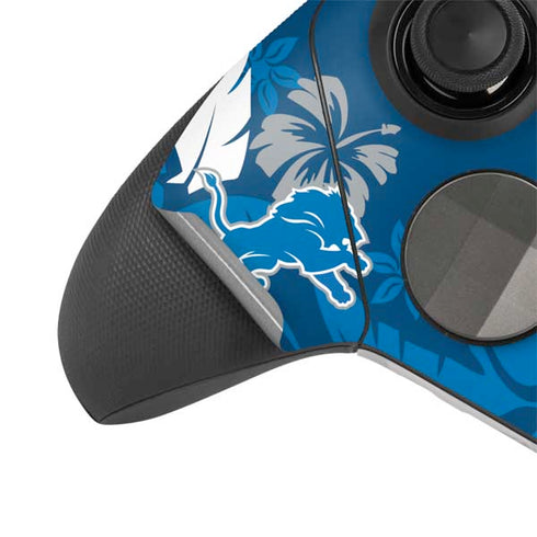 NFL Detroit Lions Tropical Print Xbox Elite Wireless Controller Series 2 Skin