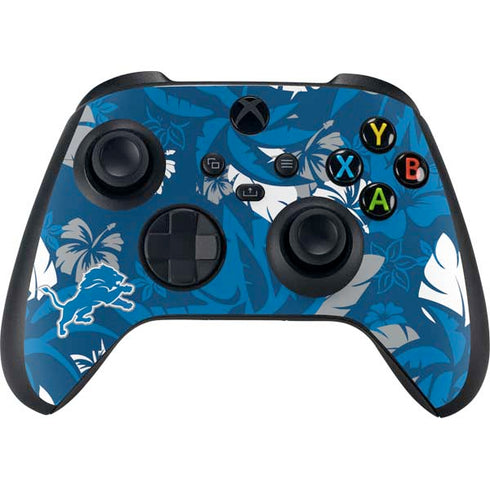 NFL Detroit Lions Tropical Print Xbox Series X Bundle Skin