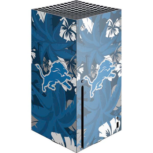 NFL Detroit Lions Tropical Print Xbox Series X Skins