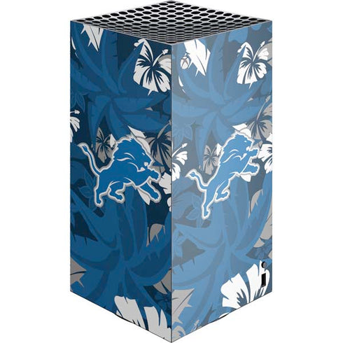 NFL Detroit Lions Tropical Print Xbox Series X Skins