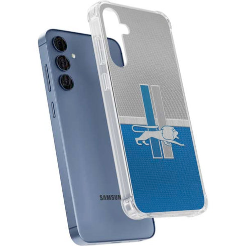 NFL Detroit Lions Vintage Galaxy A55 5G Clear Case