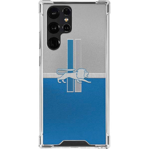 NFL Detroit Lions Vintage Galaxy S23 Ultra Clear Case