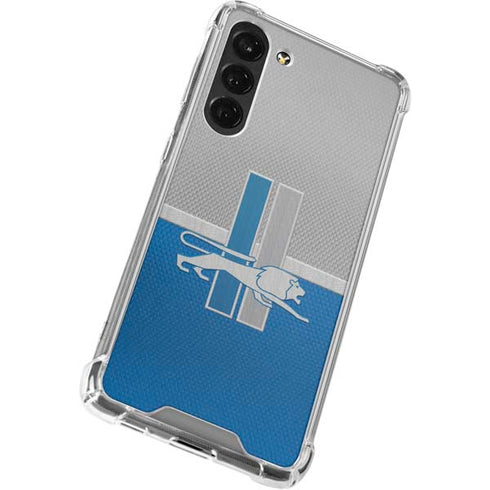 NFL Detroit Lions Vintage Galaxy S24 FE Clear Case