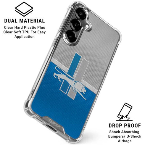 NFL Detroit Lions Vintage Galaxy S26 Clear Case