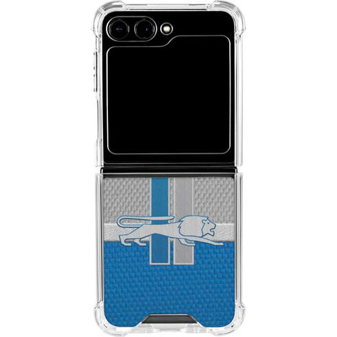 NFL Detroit Lions Vintage Galaxy Z Flip6 Clear Case