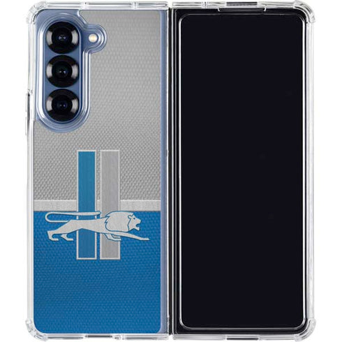 NFL Detroit Lions Vintage Galaxy Z Fold6 Clear Case