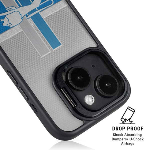 NFL Detroit Lions Vintage iPhone 15 Plus Kickstand Case