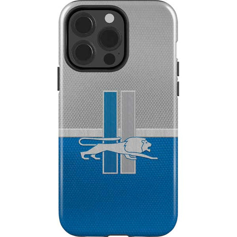 NFL Detroit Lions Vintage iPhone 15 Pro Impact Case