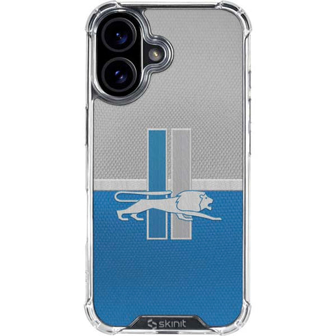 NFL Detroit Lions Vintage iPhone 16 Clear Case